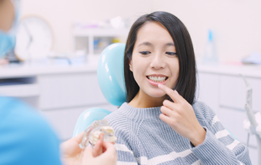 自然な見た目と噛み心地